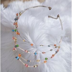👣4/$20. Multicolor Beaded Necklace